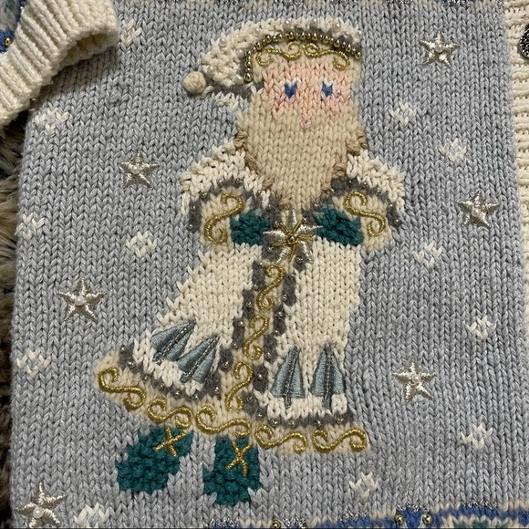 VTG Marisa Christina Classics Christmas Sweater 1995 LTD ED. Women's Size M - Picture 6 of 15